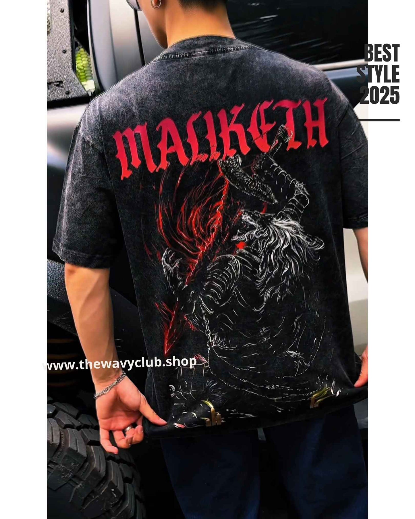 Maliketh's Vow "O Death, Become My Blade" Acid Wash