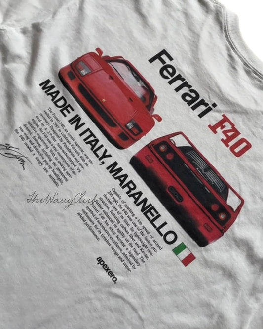 Ferrari F40 (Unisex) Regular Fit